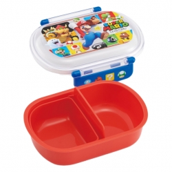 슈퍼마리오 1단 돔형 라운드 도시락 360ml