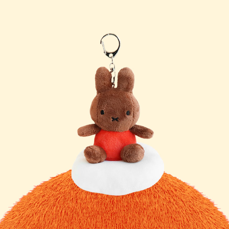 미피 드림 키링인형 13cm_시팅 브라운