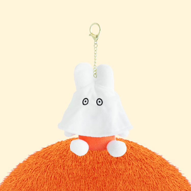 유령 미피 가방고리 인형 15cm_오렌지