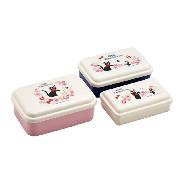 마녀 배달부 키키 프렌치 사각 보존 용기 3P 세트