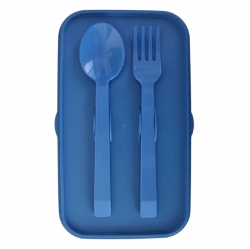 버니콘비니 대용량 1단 도시락 1000ML (숟가락, 포크 포함)