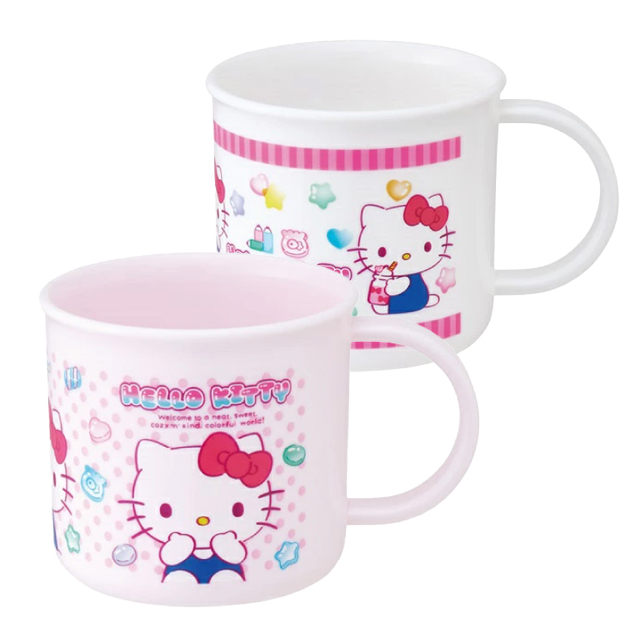 헬로키티 마슈구미 핸들컵 200ml 2P 세트