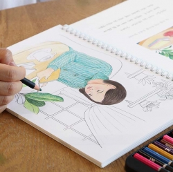 답하고 색칠하다 (지금의 나) 컬러링 북  질문 북 (어른 학습지⑨)