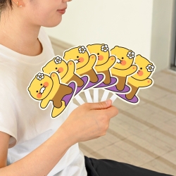 춘식이 접이식 부채 2탄
