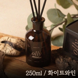 올리 내추럴 라벨 디퓨저 세트 250ml_화이트와인