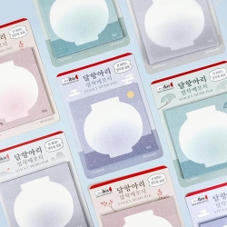 달항아리 반투명 점착메모지 (랜덤발송)