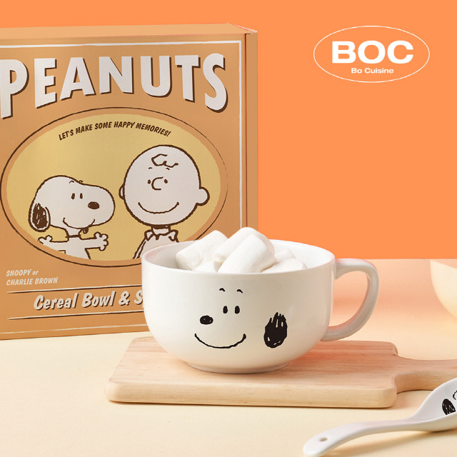 스누피 시리얼볼 스푼 세트