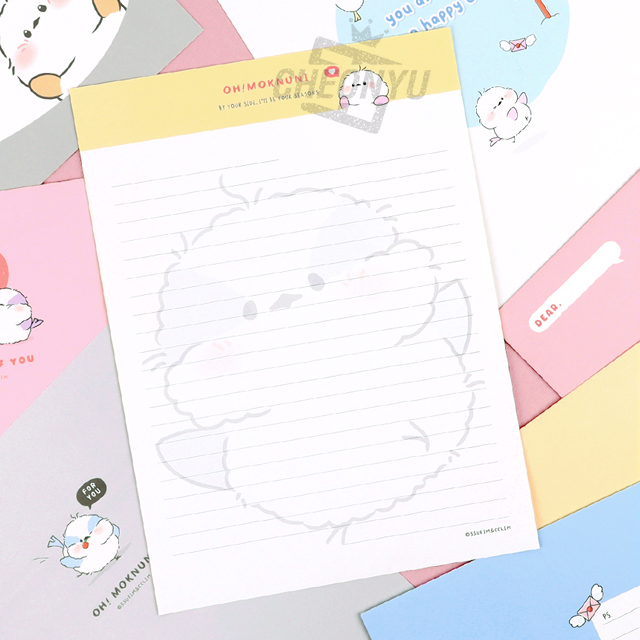 오목눈이 마음을 전하는 편지지 (랜덤발송)