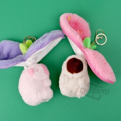 후르츠 지퍼 카피바라 봉제 인형 키링_낱개 (랜덤발송)