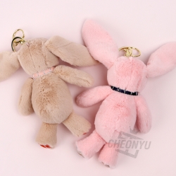 진주토끼 봉제 인형 키링_낱개 (랜덤발송)