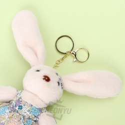 원피스 토끼 봉제 인형 키링_낱개 (랜덤발송)
