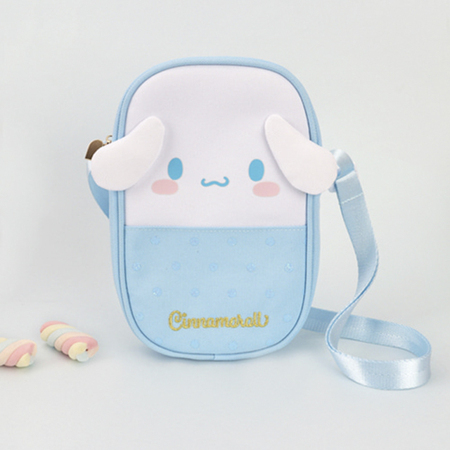 시나모롤 얼굴 핸드폰가방