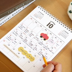 2026 루나 레트로 음력 탁상 달력 (절기 데스크캘린더)