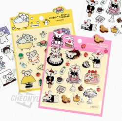 kinbor x Brunch Brother 에폭시 스티커 (10개 1세트)