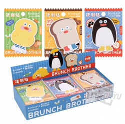kinbor x Brunch Brother 점착메모지 (랜덤발송)
