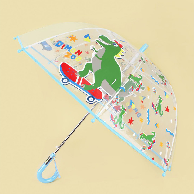 다이노 보딩 돔형 투명 장우산 53cm