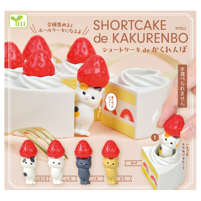 캡슐_Yell 쇼트케이크 de 숨바꼭질 (40개 1세트)_가챠박스 무료증정
