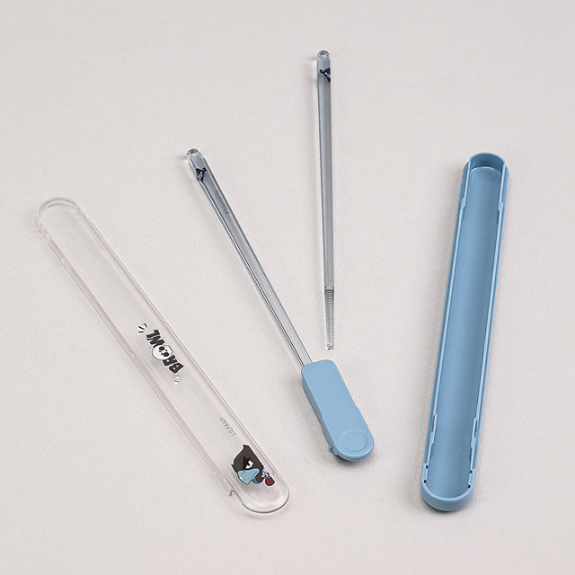 브롤스타즈 피크닉 젓가락 조용한 케이스 세트_크로우