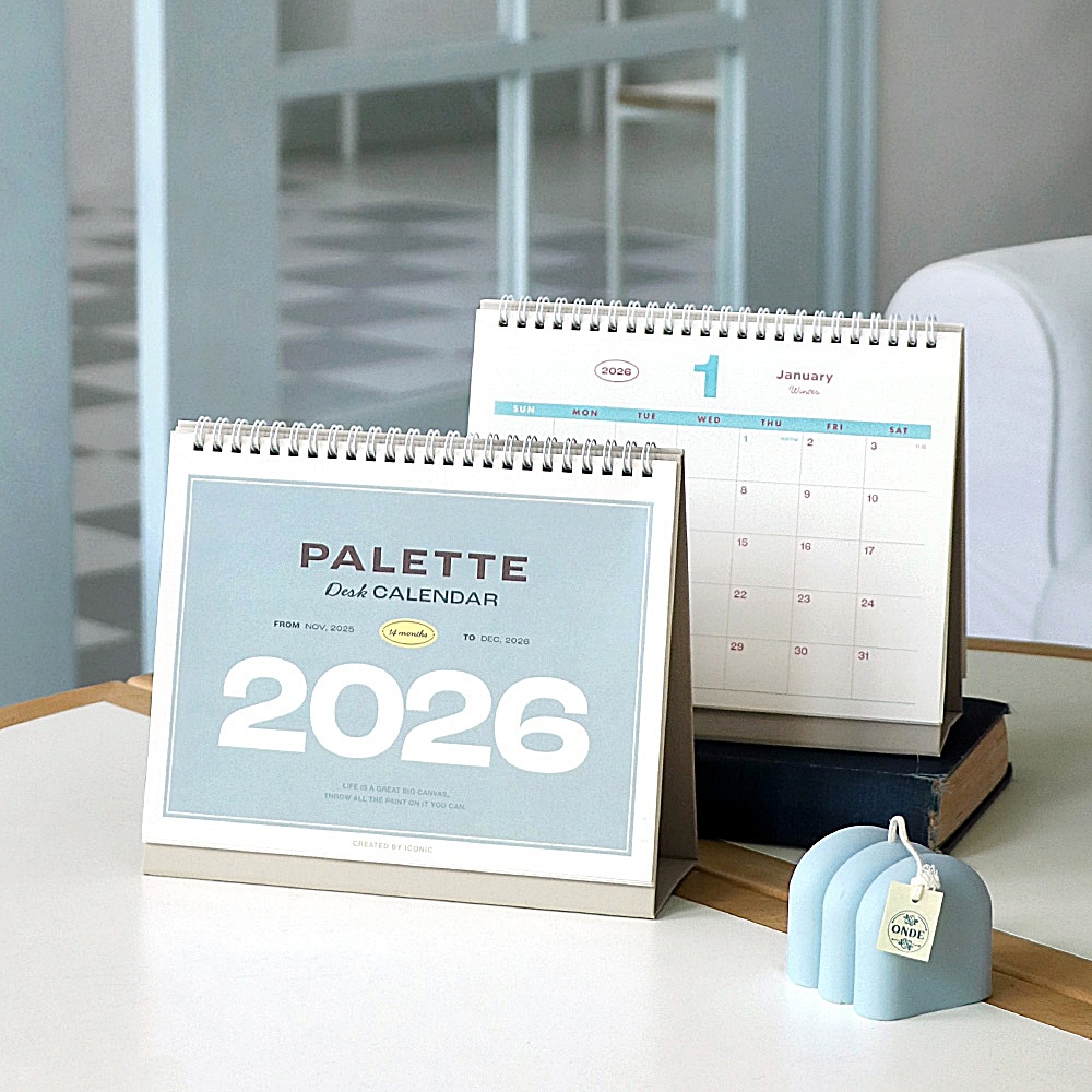 2026 팔레트 데스크 캘린더 탁상 달력