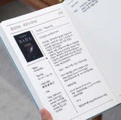 2026 프리즘 레더 A5 먼슬리 다이어리 (날짜형 25절 월간)