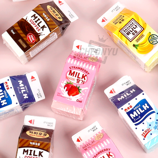 우유팩 지우개 (32개 1세트)