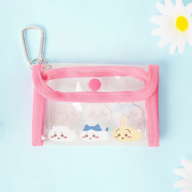 치이카와 피크닉 투명 키링 파우치