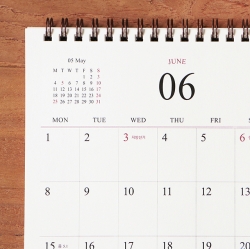 2026 오피셜 월요일부터 시작하는 탁상 달력 (데스크 캘린더)