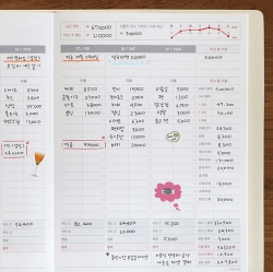2026 생활의 온도 커버형 가계부 (날짜형)