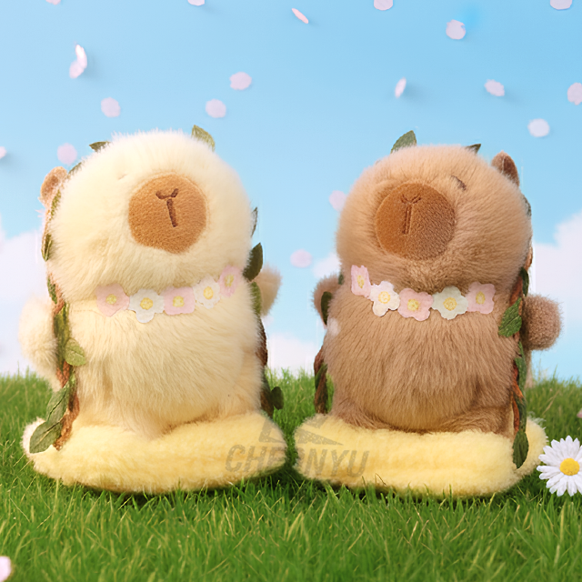 꽃목걸이 카피바라 키링 (랜덤발송)