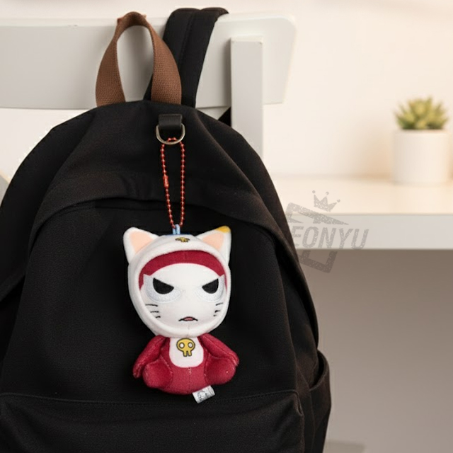 꼬마 기로로 고양이 가방 고리 8cm