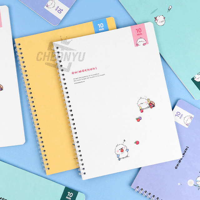 오목눈이 10mm 스프링 노트 (랜덤발송)