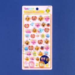 다마고치 봉봉 드롭 입체 스티커_메멧치