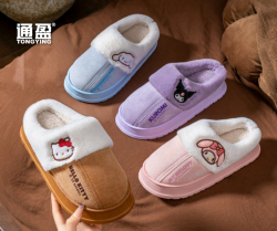 산리오 코튼 슬리퍼