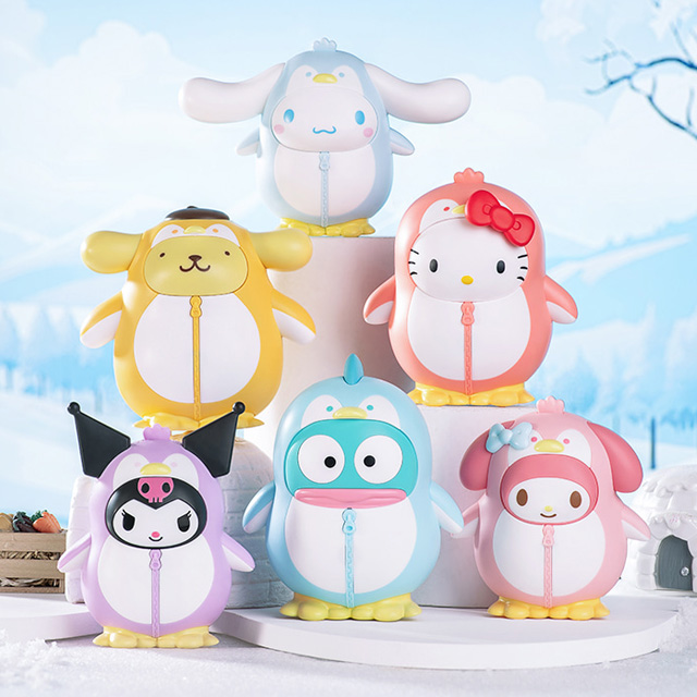 산리오 펭귄 퍼레이드 랜덤 작동 피규어