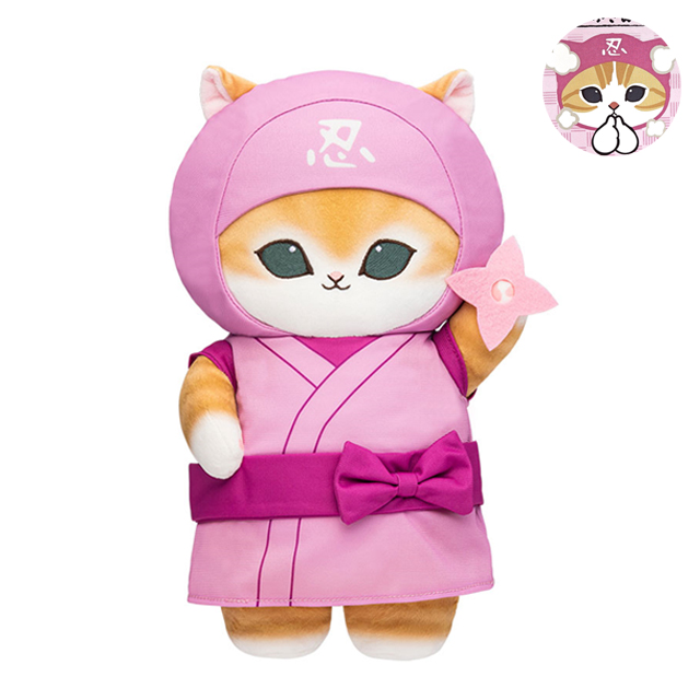 모후샌드 닌쟈냥 봉제인형 BIG 28cm_핑크