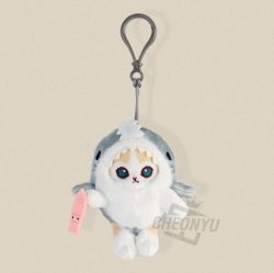 모후샌드 상어 코스튬 9cm_크림냥