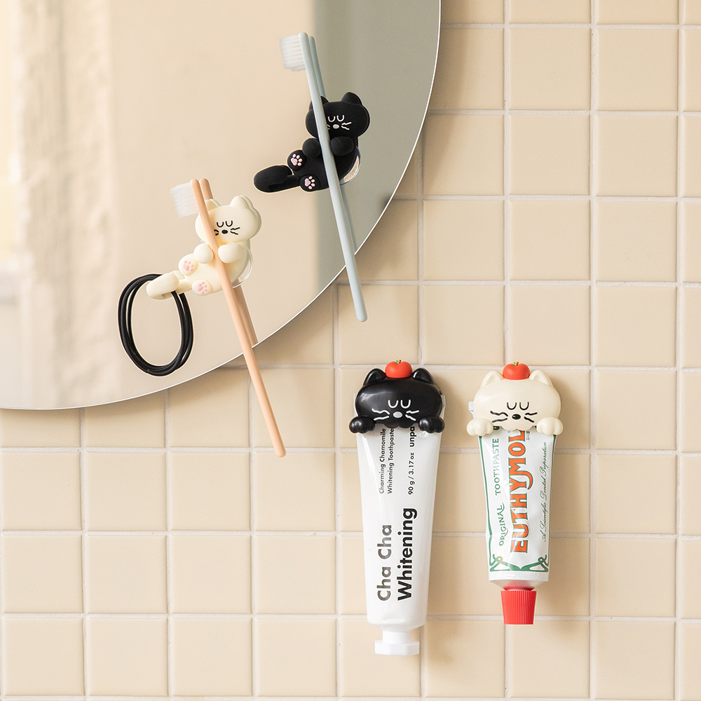 Brunch Brother 모그리 칫솔걸이 치약걸이 세트