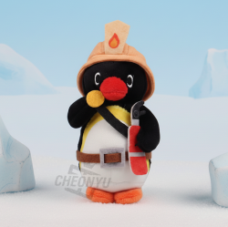 핑구 소방관 가방고리 10cm + 랜덤카드