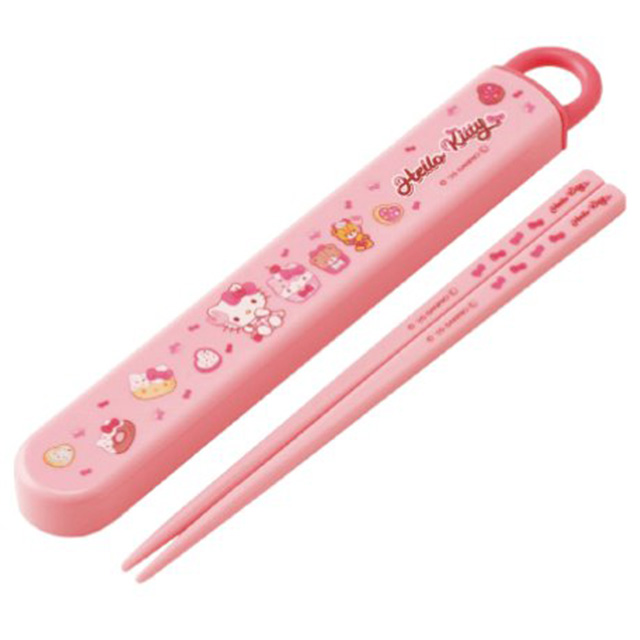헬로키티 팬시 슬라이드 젓가락 세트 16.5cm