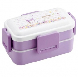 쿠로미 파스텔 블라썸 돔형 2단 런치 도시락 600ml