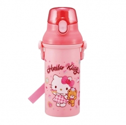 헬로키티 팬시 원터치 물통 480ML