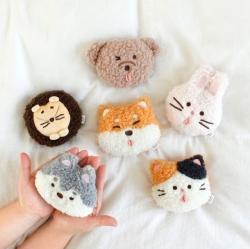 모찌타운 뽀글 얼굴형 핫팩인형