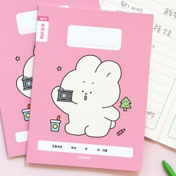 초등 개구쟁이 저학년 줄 노트 4권 (1-2무제 120g 내지)