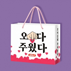오다 주웠다 종이쇼핑백_중형 (2개 1세트)