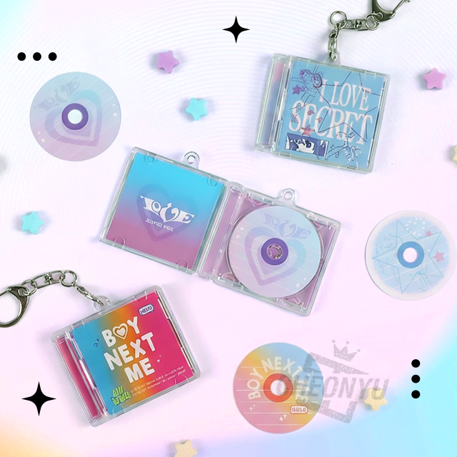 아이돌 CD 랜덤 키링