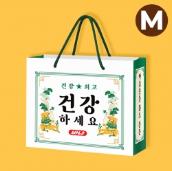 건강 종이쇼핑백_중형 (2개 1세트)