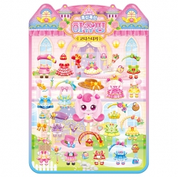 프린세스 캐치티니핑 폭신폭신 코디스티커_하츄핑