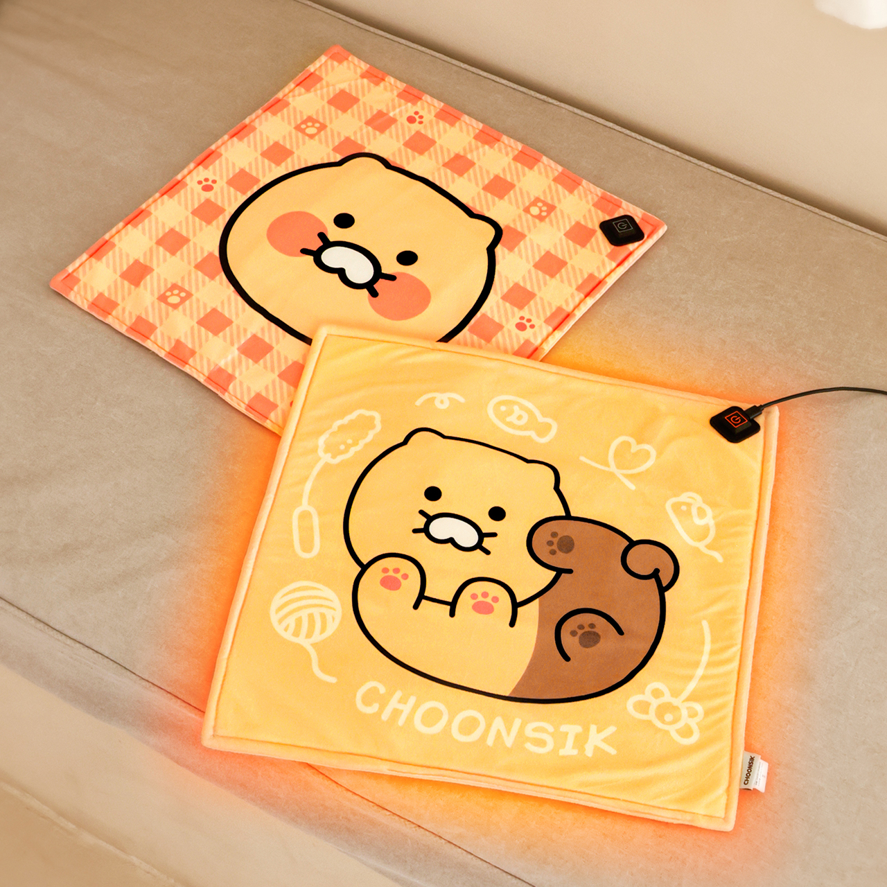 춘식이 온열 방석