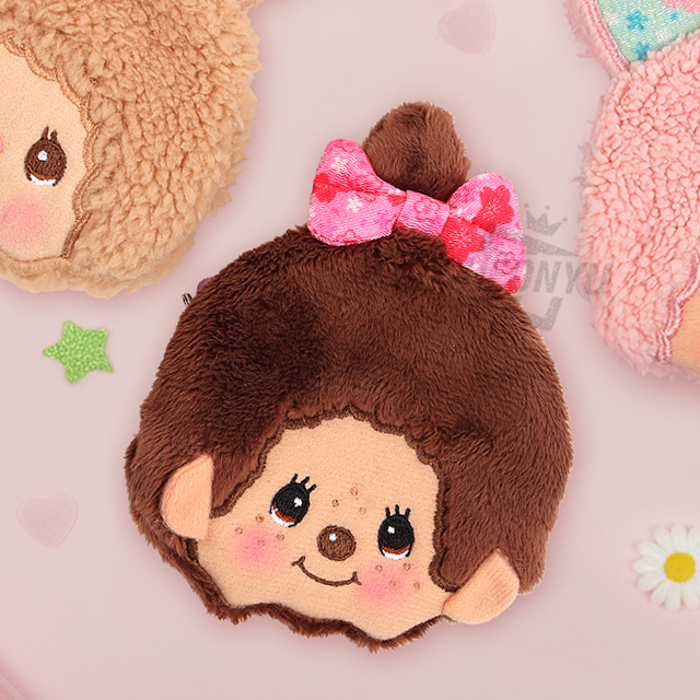 몬치치 사쿠라 똑딱 동전지갑_몬치치짱 핑크