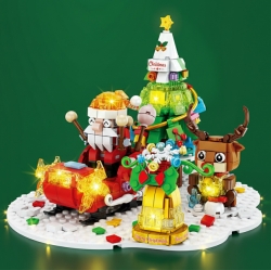 크리스마스 LED 블럭 (6개 1세트)